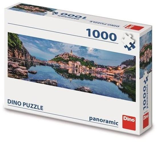 DINO Panoramatické puzzle Ostrov Krk 1000 dílků - 545472