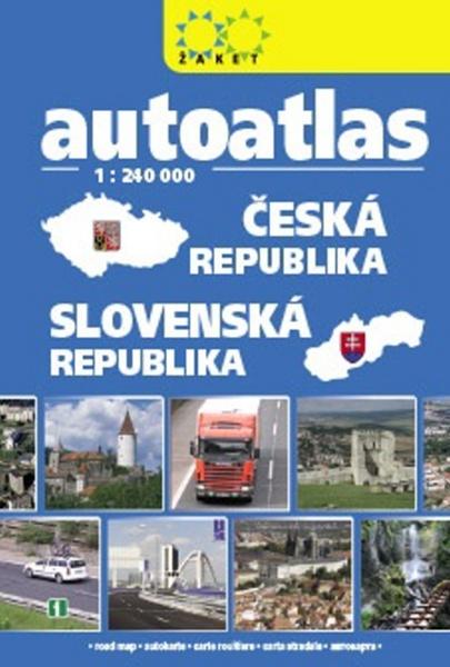Autoatlas Česká republika Slovenská republika 1:240 000 - 9788072334933