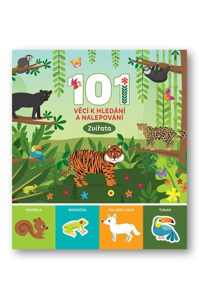101 věcí k hledání a nalepování Zvířata - 9788025632437