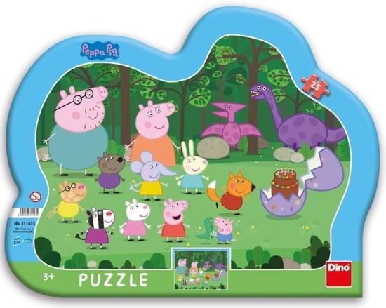 PEPPA PIG 25 kontura Puzzle - 311435DIN