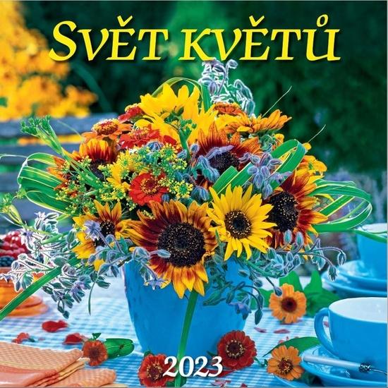 Svět květů 2023 - nástěnný kalendář | internetové knihkupectví Knihy.cz