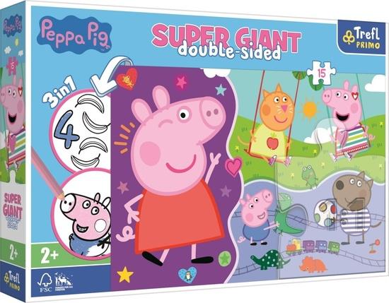 Oboustranné puzzle Prasátko Peppa SUPER GIANT - 42003