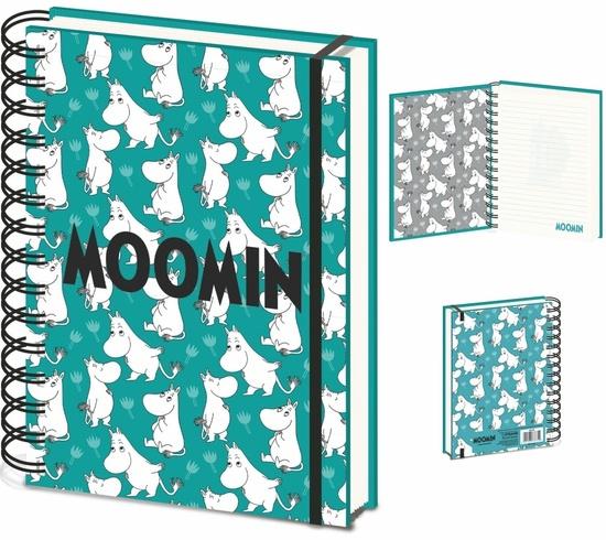 Blok A5 kroužkový Moomins