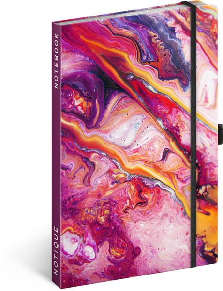 Notes Marble linkovaný 13 x 21 cm