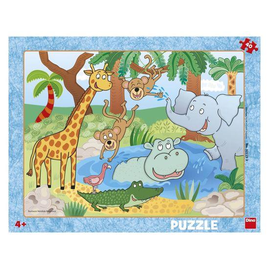 ZVÍŘÁTKA V ZOO 40 deskové Puzzle - 322233