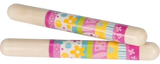 GOKI Ozvučná dřívka s květinkami - 61903