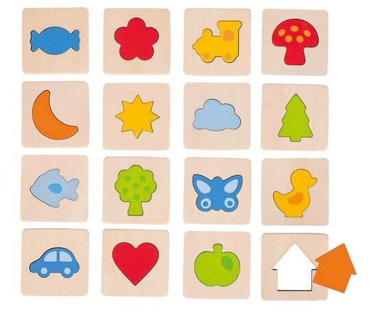 GOKI Hmatová hra Poznej tvary v rámečku - 56968