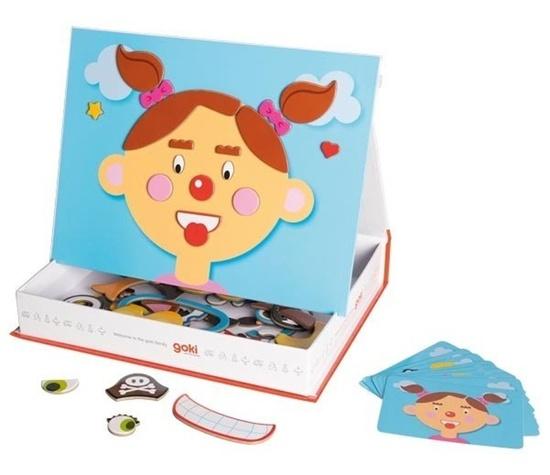 Magnetická hra Legrační obličeje - 58492