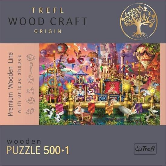 TREFL Wood Craft Origin puzzle Kouzelný svět 501 dílků - 20156