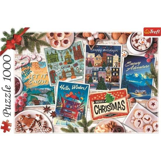 TREFL Puzzle Vzpomínky na zimu 1000 dílků - 10730