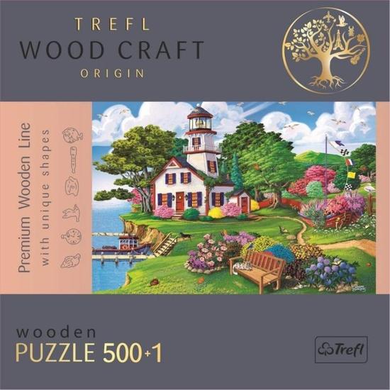 TREFL Wood Craft Origin puzzle Letní útočiště 501 dílků - 20161
