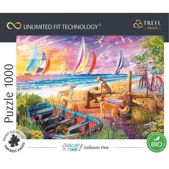TREFL Puzzle UFT Vacay Time: Výhled na plachetnice 1000 dílků - 10697