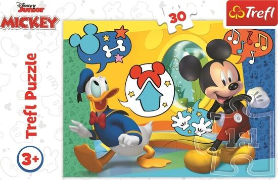 TREFL Puzzle Mickey Mouse a Kačer Donald 30 dílků - 18289