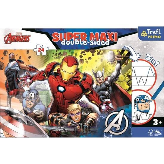 TREFL Oboustranné puzzle Avengers SUPER MAXI 24 dílků - 41007