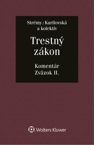 Trestný zákon - 9788076765344