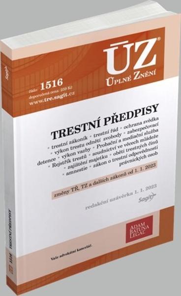 ÚZ 1516 Trestní předpisy - 9788074885563
