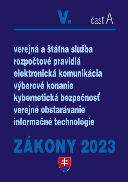 Zákony V-A/2023 – verejná správa - 9788081622519