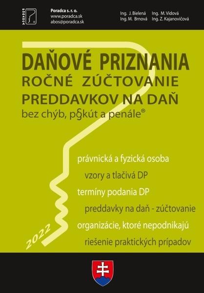 Daňové priznania FO a PO za rok 2022 - 9788081622434