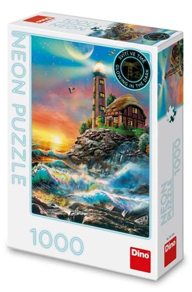DINO Svítící puzzle Maják 1000 dílků - 541320