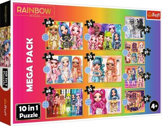 TREFL Puzzle Rainbow High MEGA PACK 10v1 - 96000