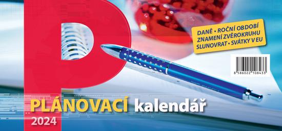 Plánovací kalendář 2024 - stolní kalendář