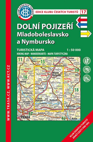KČT 17 Dolní Pojizeří, Mladoboleslavsko a Nymbursko 1:50 000 - 9788073245764