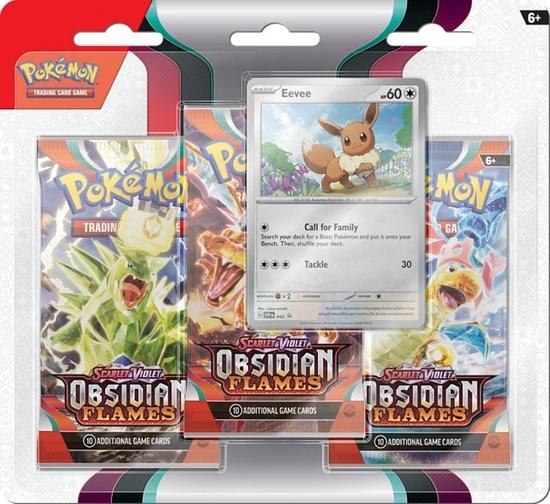Pokémon TCG SV03 Obsidian Flames - 3 Blister Booster