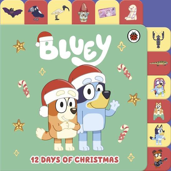 Bluey: 12 Days of Christmas Tabbed Board Book - 0241615402