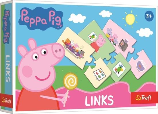 TREFL Puzzle Links Prasátko Peppa 2x14 dílků - 02537