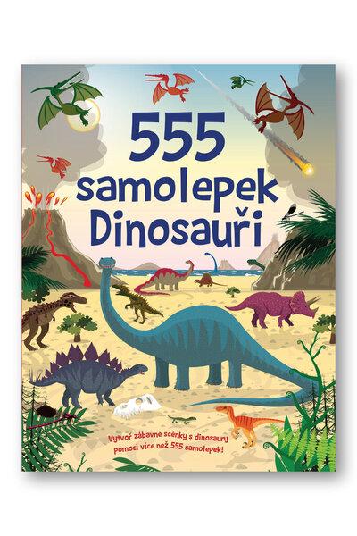 555 samolepek Dinosauři - 9788025635100