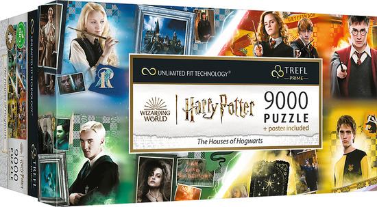 TREFL Puzzle UFT Harry Potter: Bradavické koleje 9000 dílků - 81023