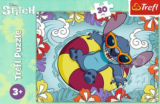 TREFL Puzzle Lilo&Stitch: Na prázdninách 30 dílků - 18305