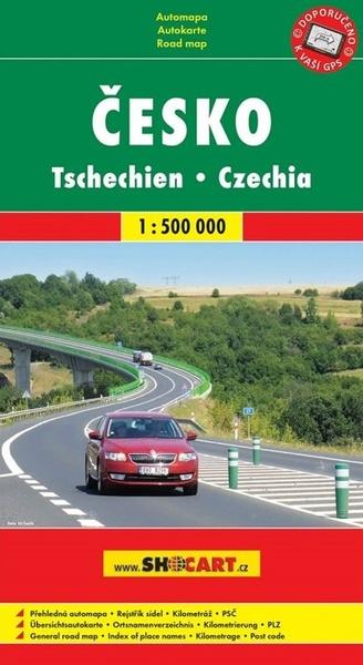 Česko Tschechien Czechia 1:500 000 - 9788072240586