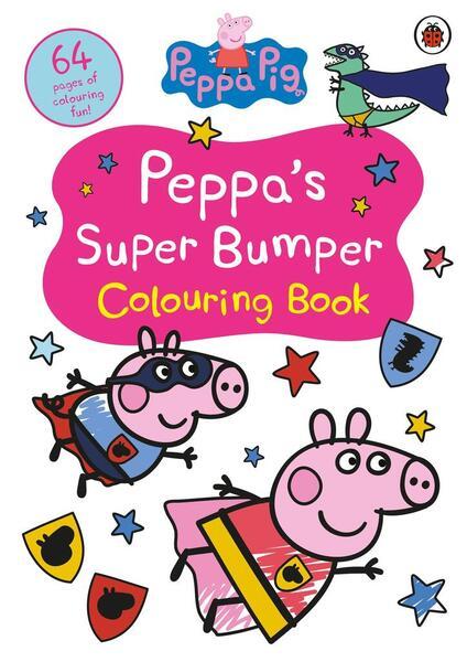 Peppa Pig: Peppa's Super Bumper Colouring Book - 0241721792