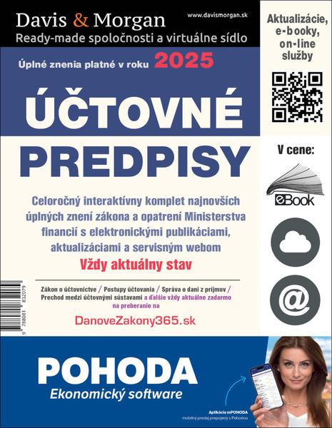 Účtovné predpisy 2025 - 9788081832079