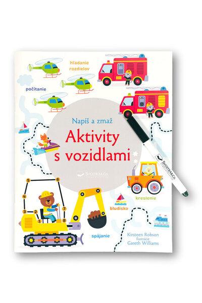 Napíš a zmaž Aktivity s vozidlami - 9788056715161