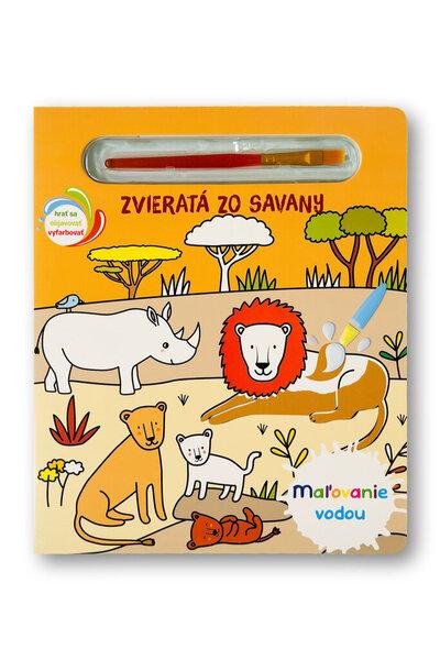 Maľovanie vodou Zvieratá zo savany - 9788056715208