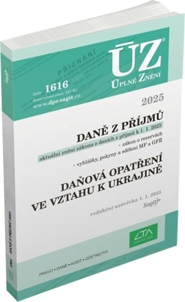 ÚZ 1616 Daně z příjmů - 9788074886584