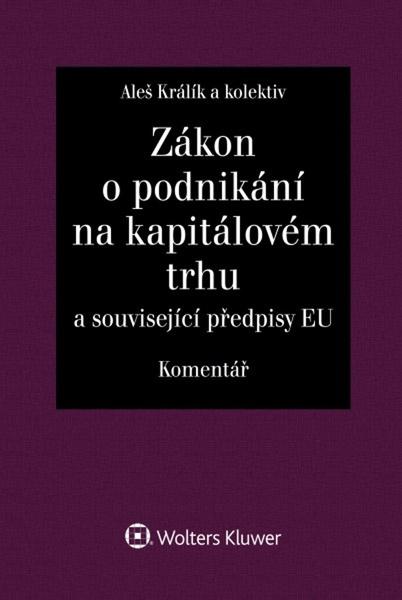 Zákon o podnikání na kapitálovém trhu - 9788028601133