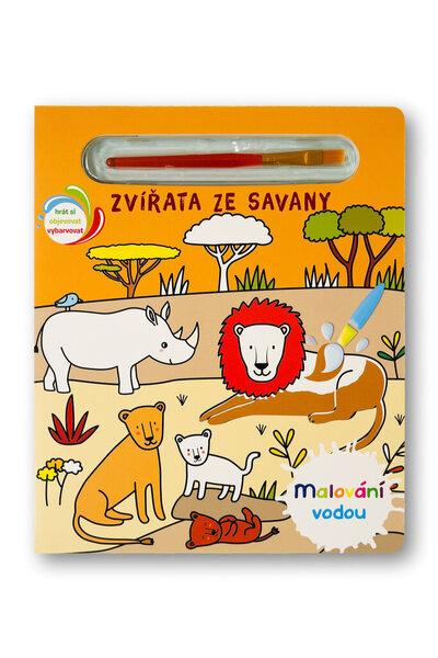Malování vodou Zvířata ze savany - 9788025638095