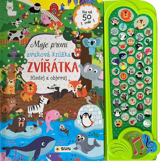 Moje první zvuková knížka Zvířátka - 9788076873872