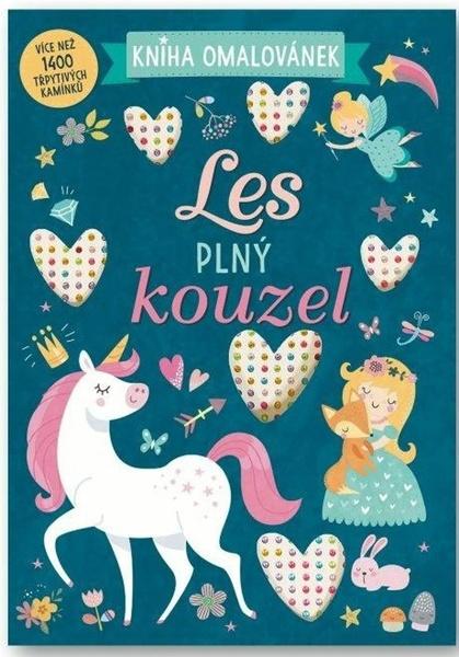 Les plný kouzel Kniha omalovánek - 9788025638682