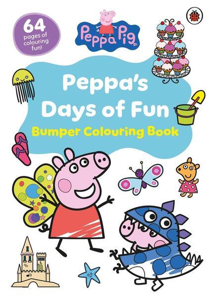 Peppa Pig: Peppa's Days of Fun Bumper Colouring Book - 0241720540