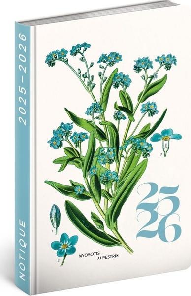 Spirálový 18měsíční diář Petito Herbář 2025/2026