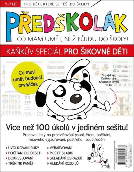 Předškolák Kaňkův speciál pro šikovné děti - 9788075257208