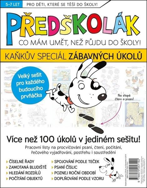 Předškolák Kaňkův speciál zábavných úkolů - 9788075257192