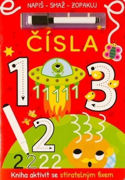 Napiš, smaž, zopakuj Čísla - 9788025639252