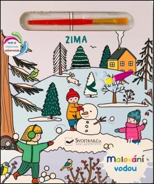 Malování vodou Zima - 9788025639009