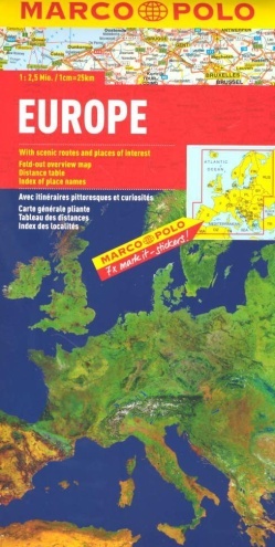 Evropa/mapa 1:2 500 000 MD