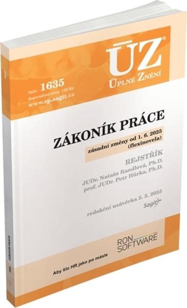 ÚZ 1635 Zákoník práce - 9788074886782